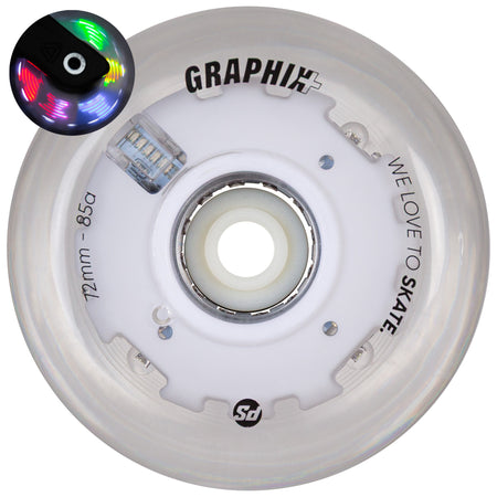 Graphix Plus 72mm, pc. - Powerslide - Nite Inline Skate Wheels - Product Image 1