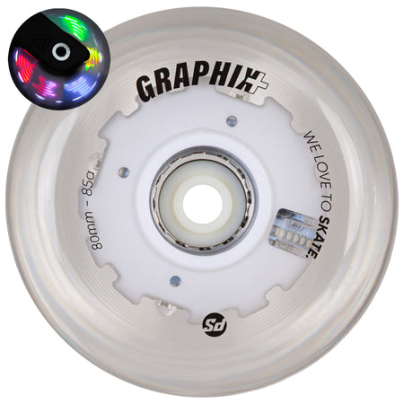 Graphix Plus 80mm, pc. - Powerslide - Nite Inline Skate Wheels - Product Image 1