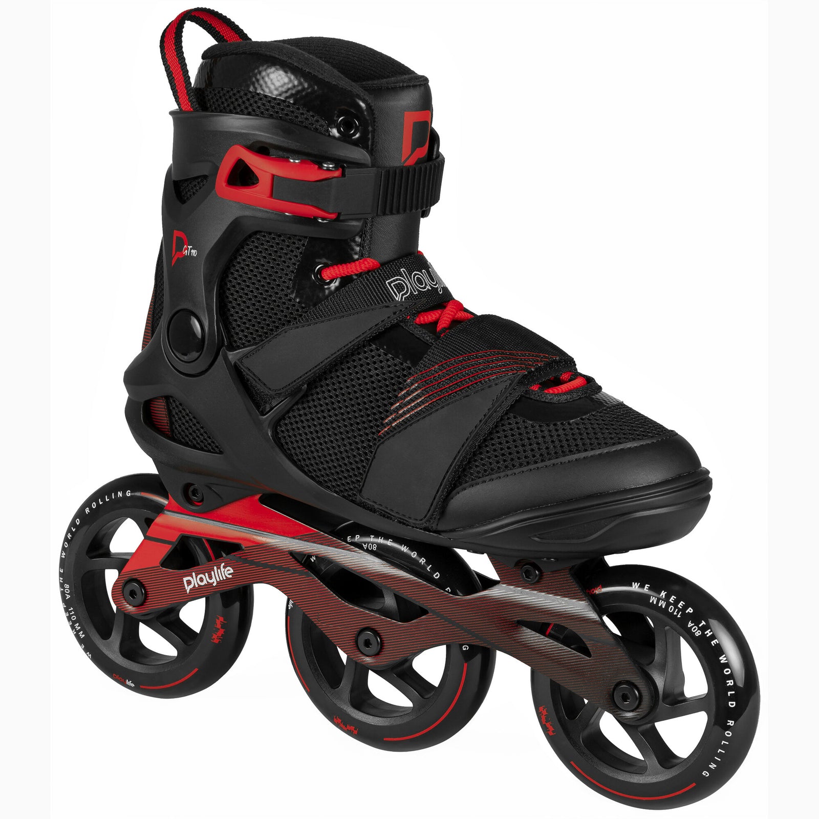 GT Black 110 - Playlife - Fitness Inline Skates - Product Image 2