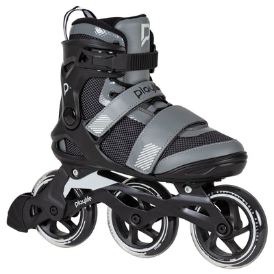 GT Black Grey 110 - Playlife - Fitness Inline Skates - Product Image 2