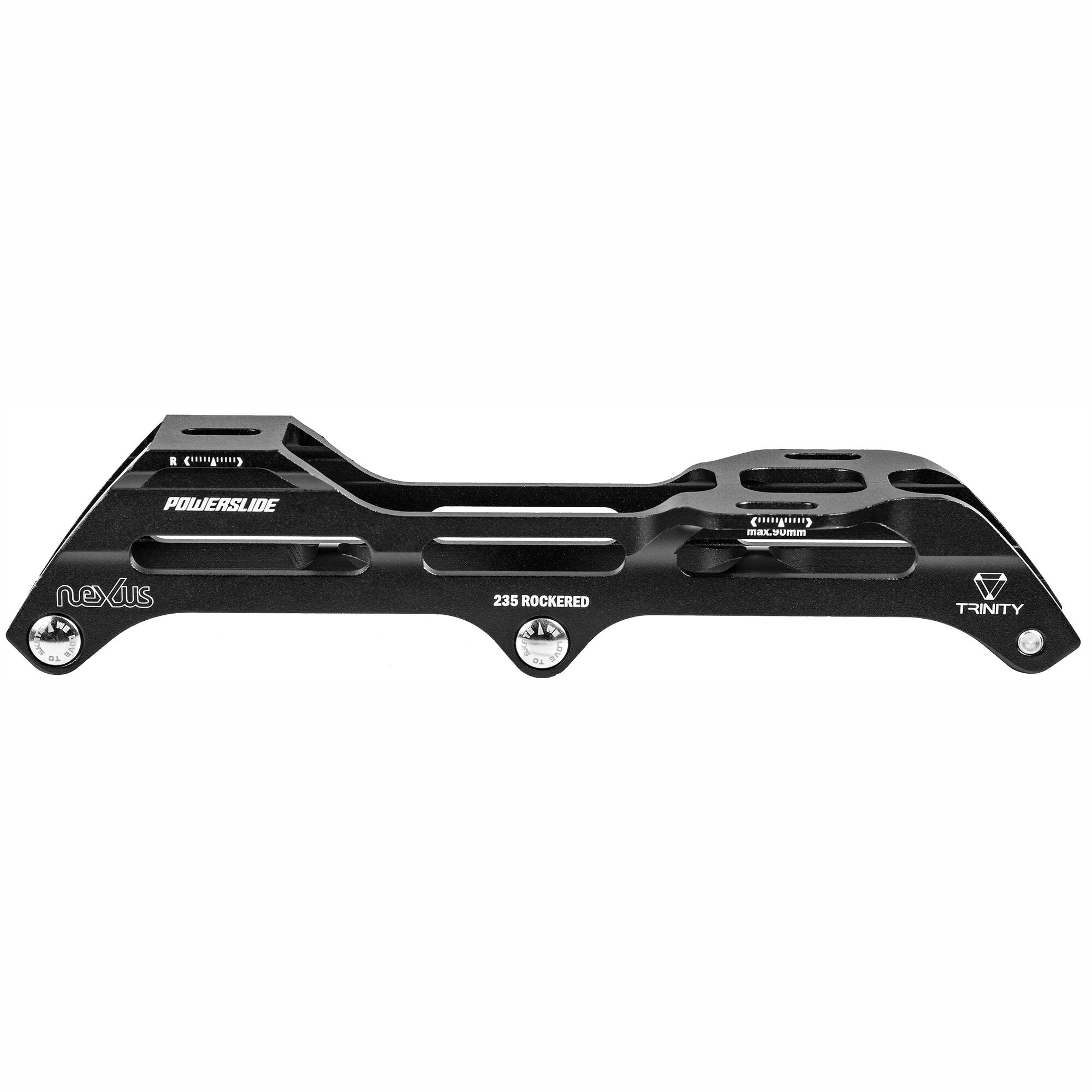 Nexus Rocker 235/3x90 Black, TRI - Powerslide - Urban Inline Frames