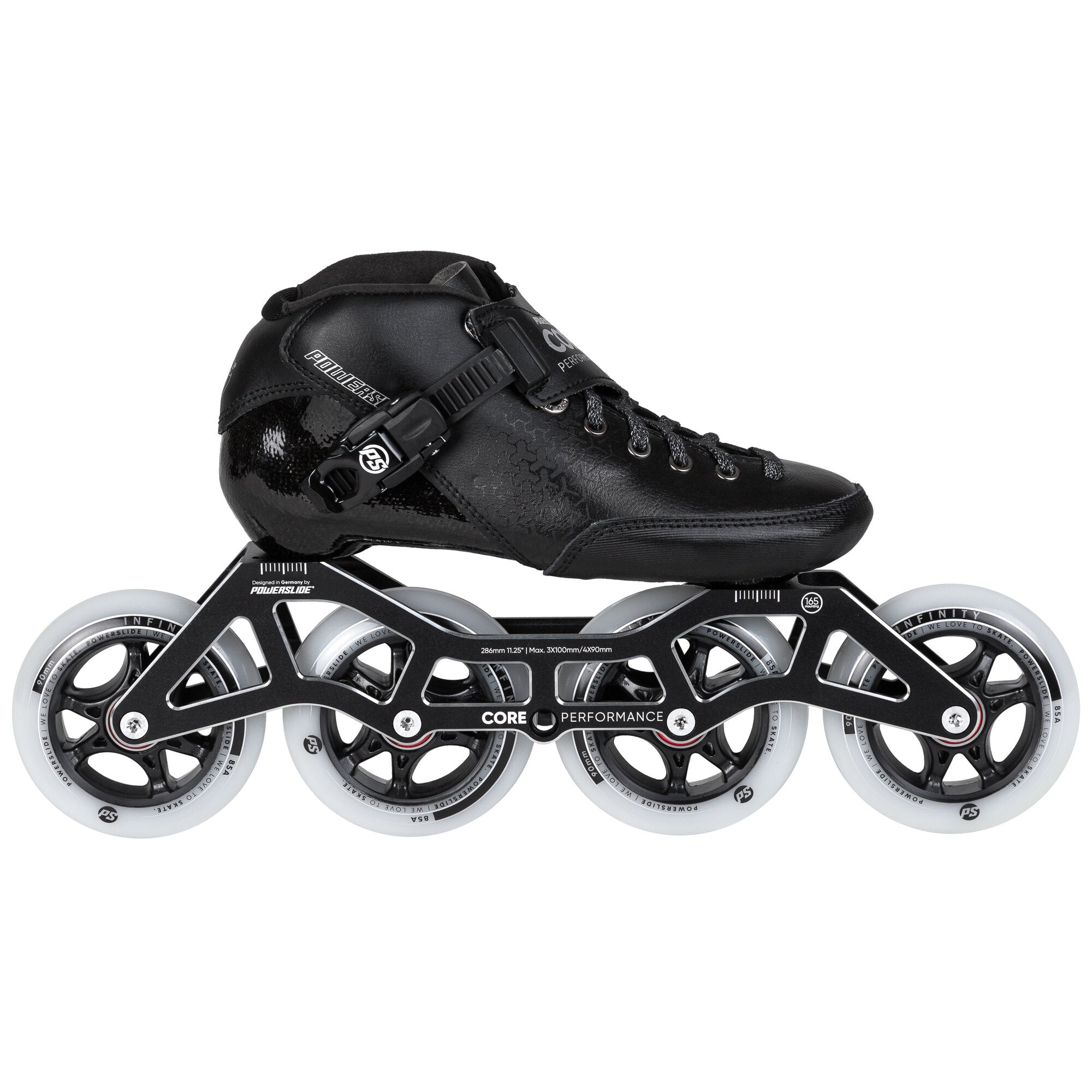 Core Performance Black 4X90 - Powerslide - Racing Inline Skates