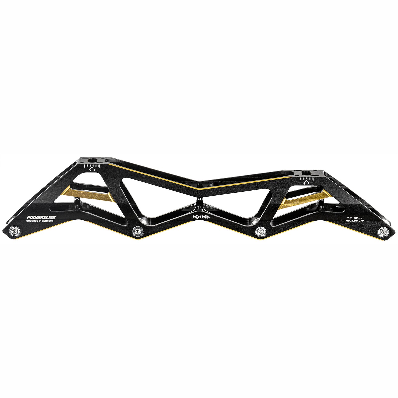 3X4 13.2/4x110 Black Gold, 195 - Powerslide - Racing Inline Frames - Product Image 1