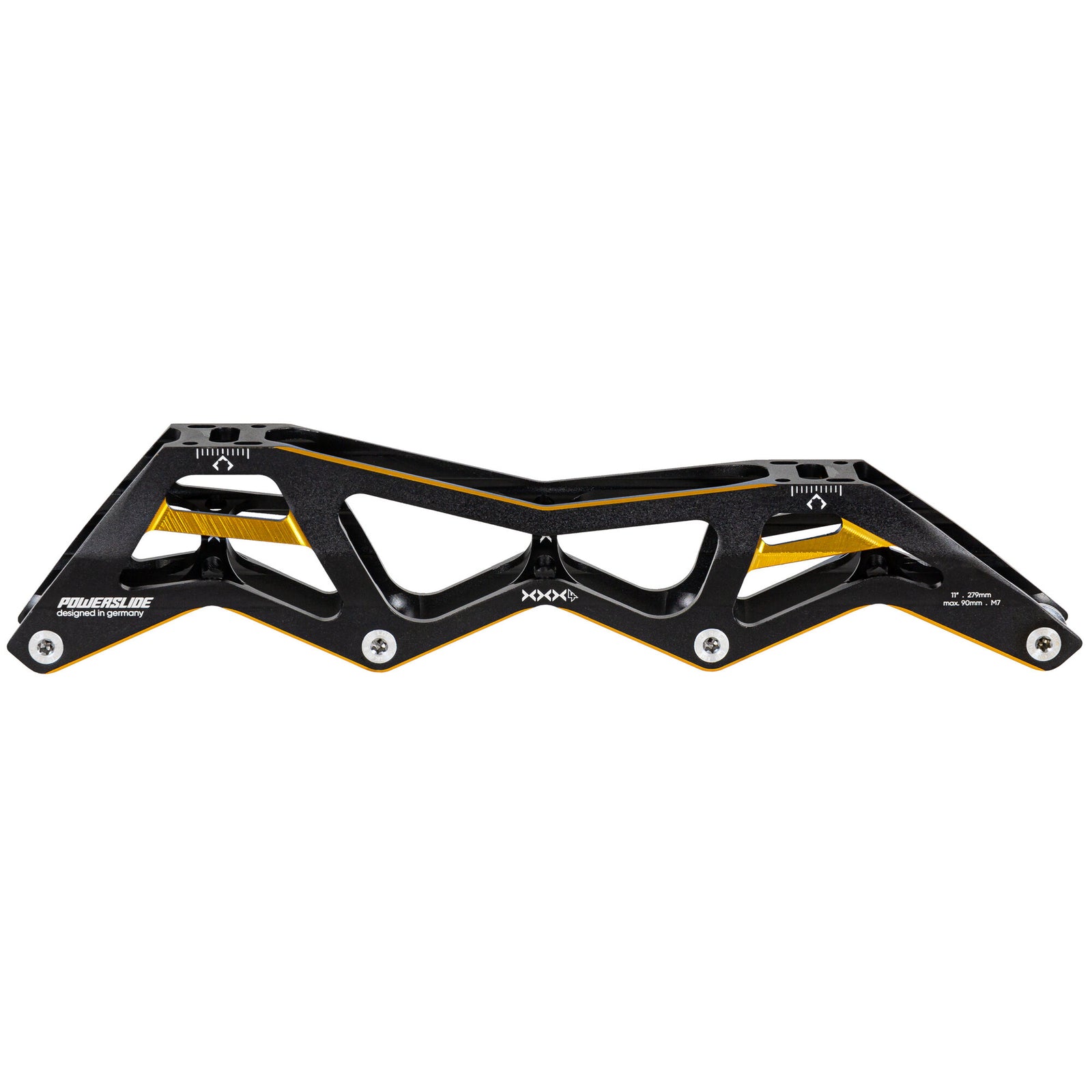3X4 11.0/4x90 Black Gold, 165 - Powerslide - Racing Inline Frames - Product Image 1