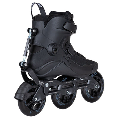 Swell Triple Black Syncro 110 - Powerslide - Fitness Inline Skates - Product Image 3