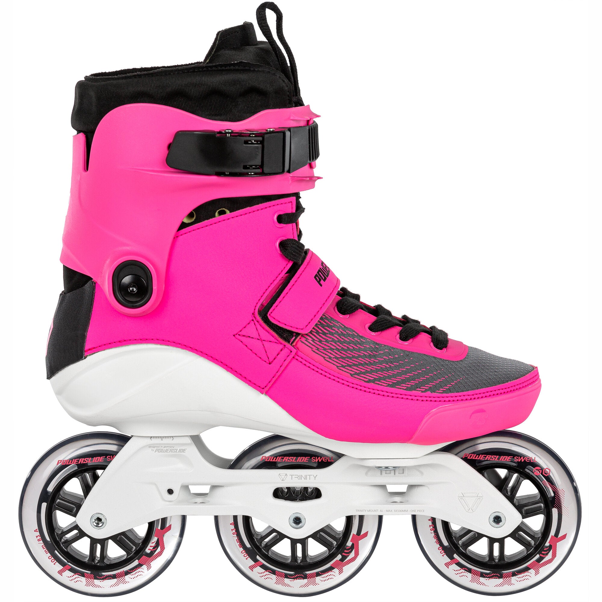 Swell Electric Pink 100 - 3D Adapt - Powerslide - Fitness Inline