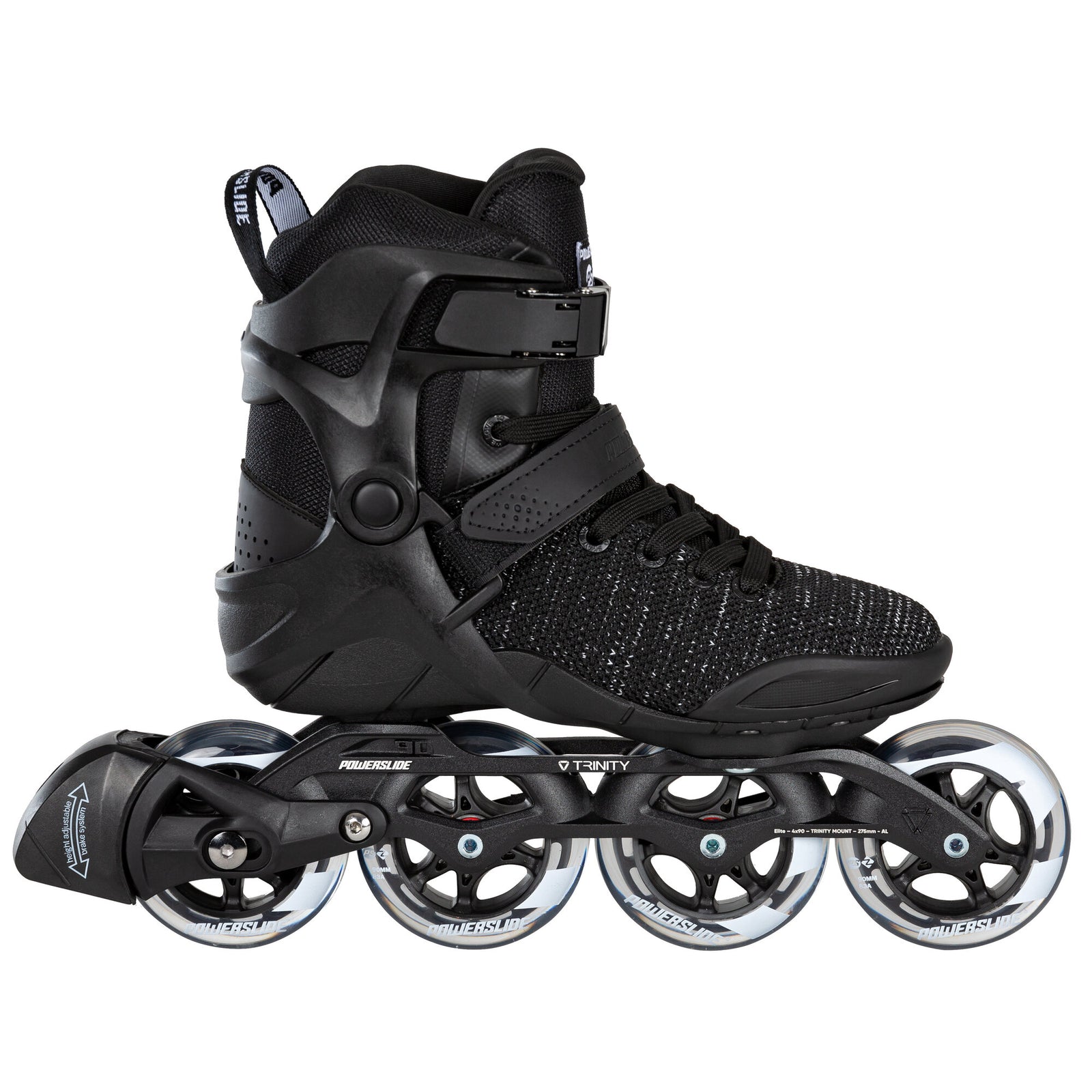 Phuzion Xenon Black 90 - Powerslide - Fitness Inline Skates - Product Image 1