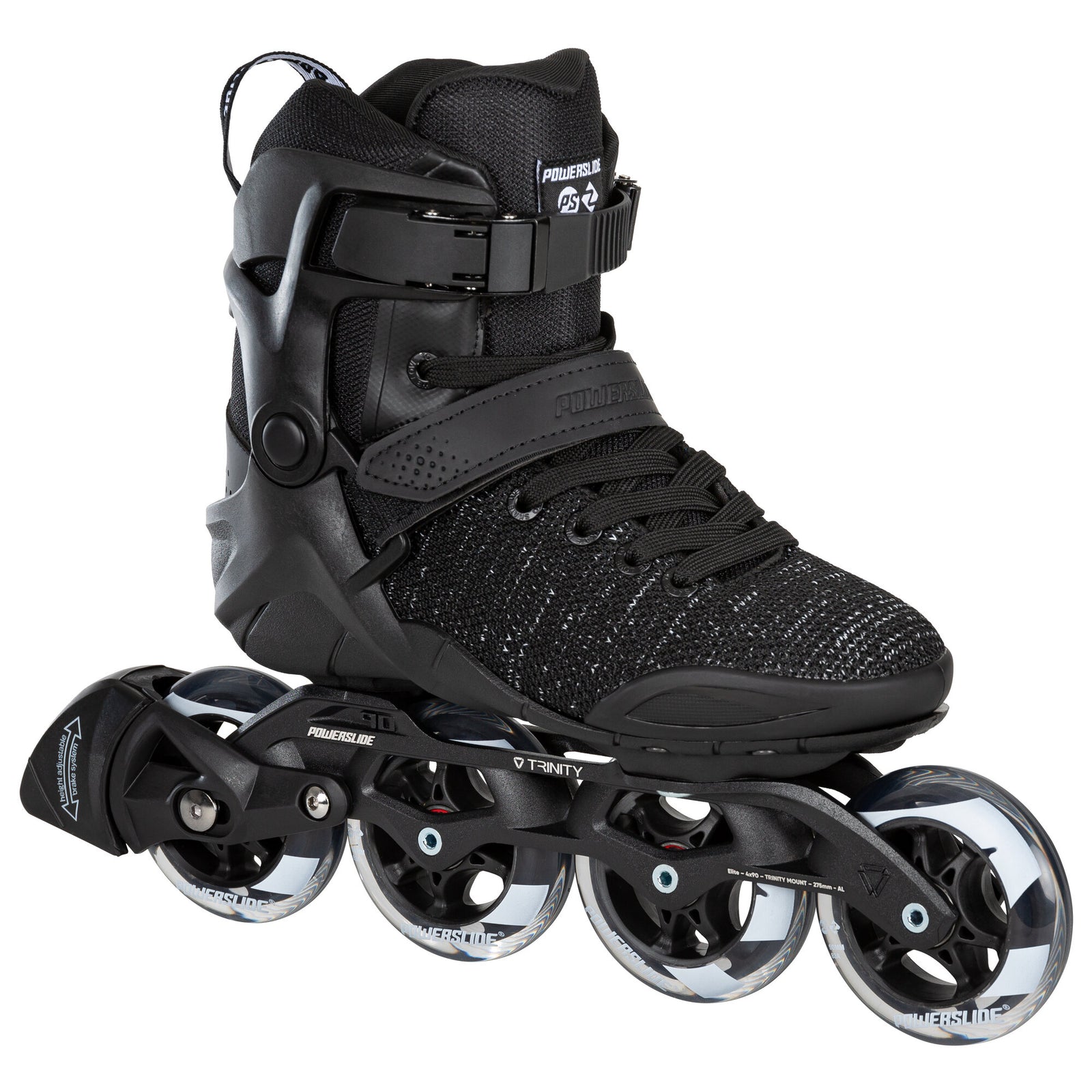 Phuzion Xenon Black 90 - Powerslide - Fitness Inline Skates - Product Image 2