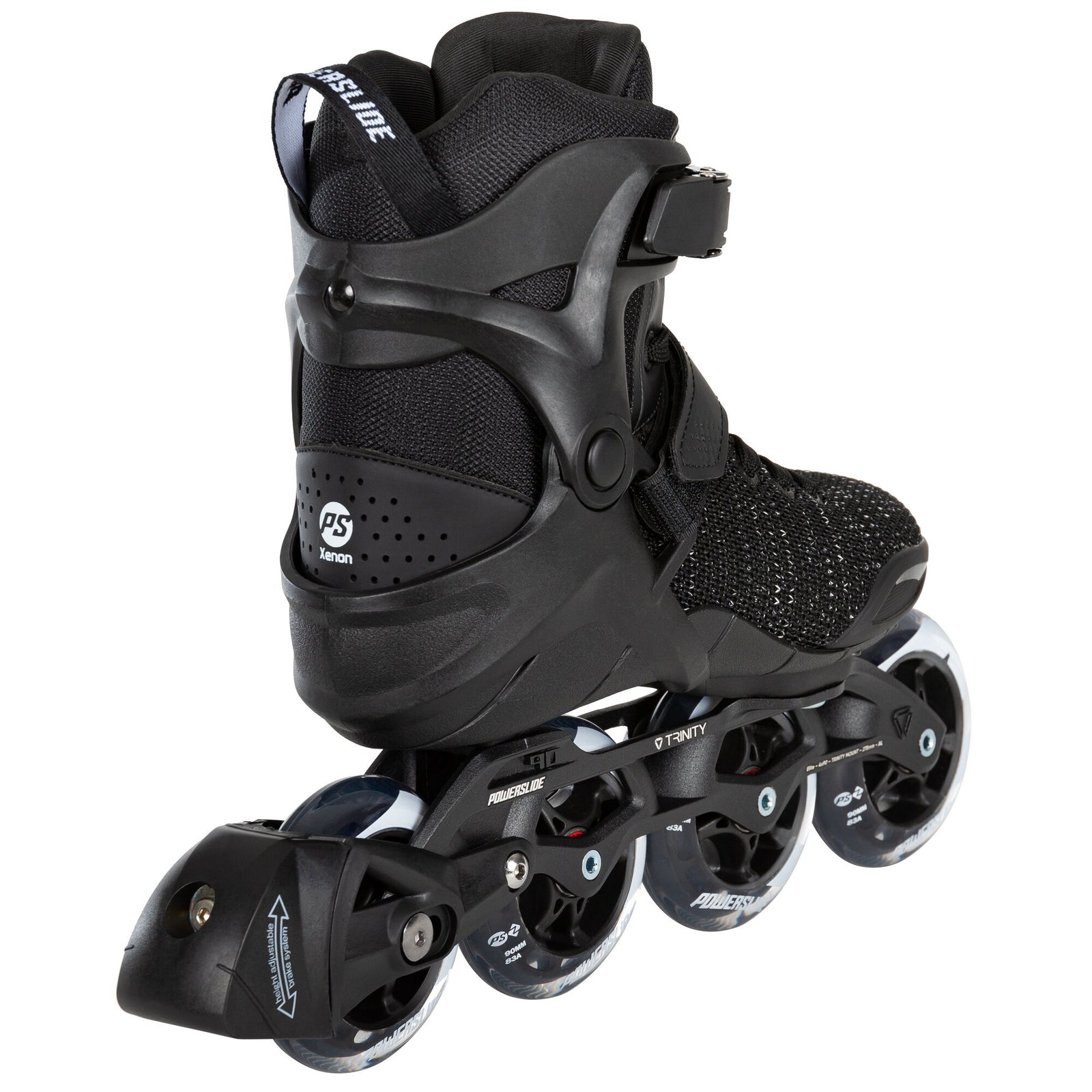 Phuzion Xenon Black 90 - Powerslide - Fitness Inline Skates - Product Image 3