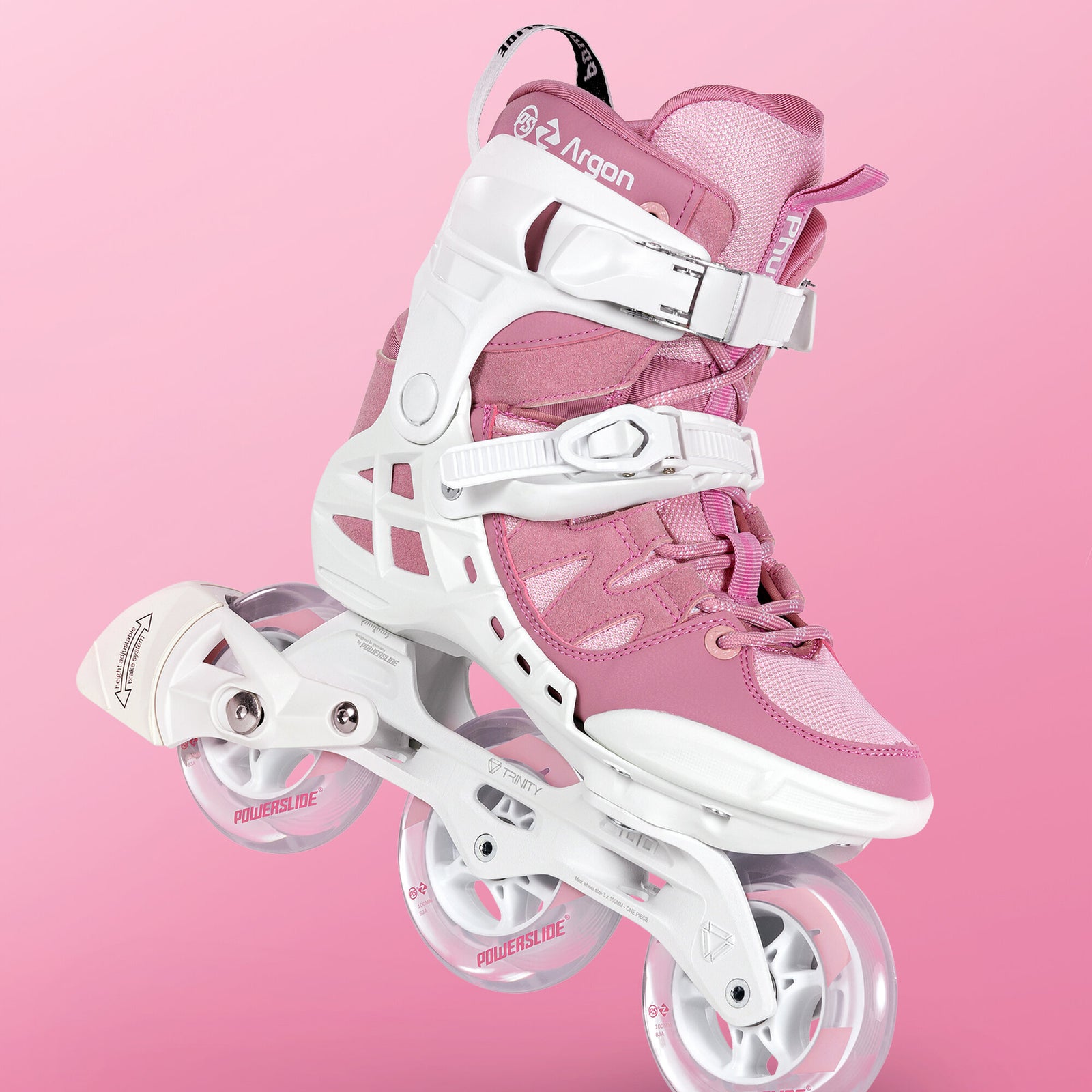 Phuzion Argon Rose 100 - Powerslide - Fitness Inline Skates - Product Image 5