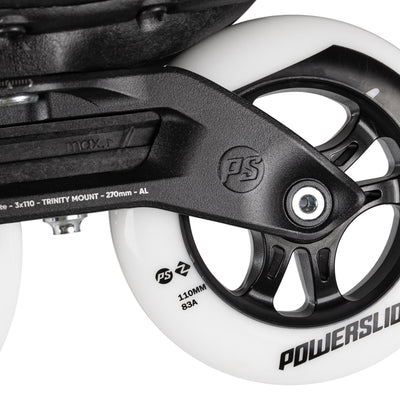 Phuzion Argon Syncro Black 110 - Powerslide - Fitness Inline Skates - Product Image 8