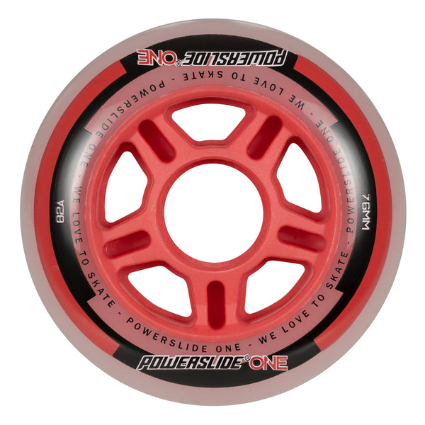 PS ONE Pack 76/82A, 8-pack - Powerslide - Fitness Inline Skate Wheels - Product Image 1