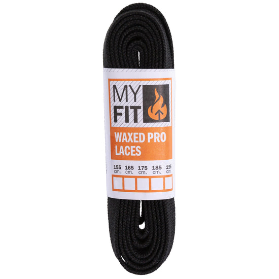Waxed Laces Pro Black - MYFIT - Inline Skating Accessories - Product Image 2