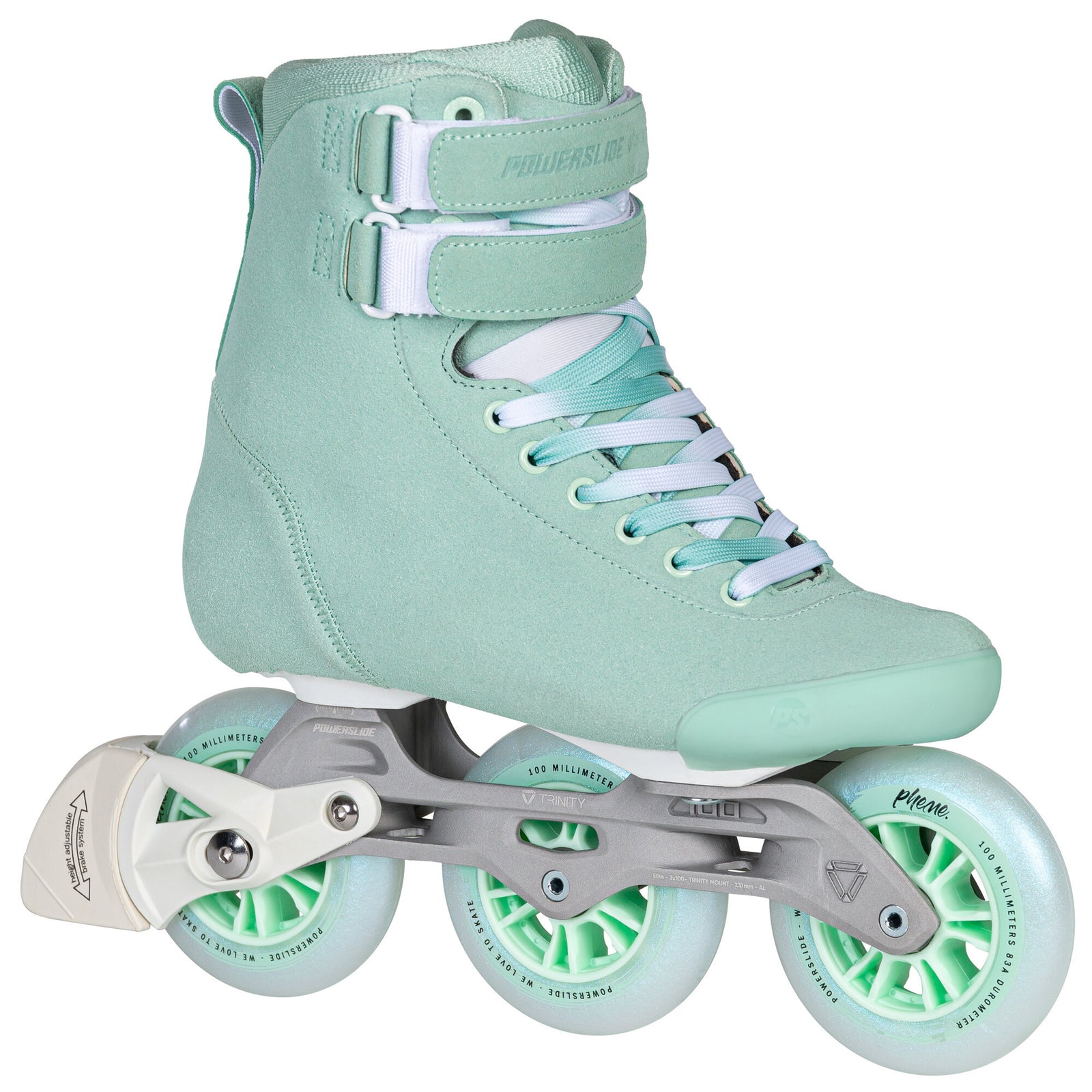 Pheme Mint 100 - Powerslide - Fitness Inline Skates - Product Image 2