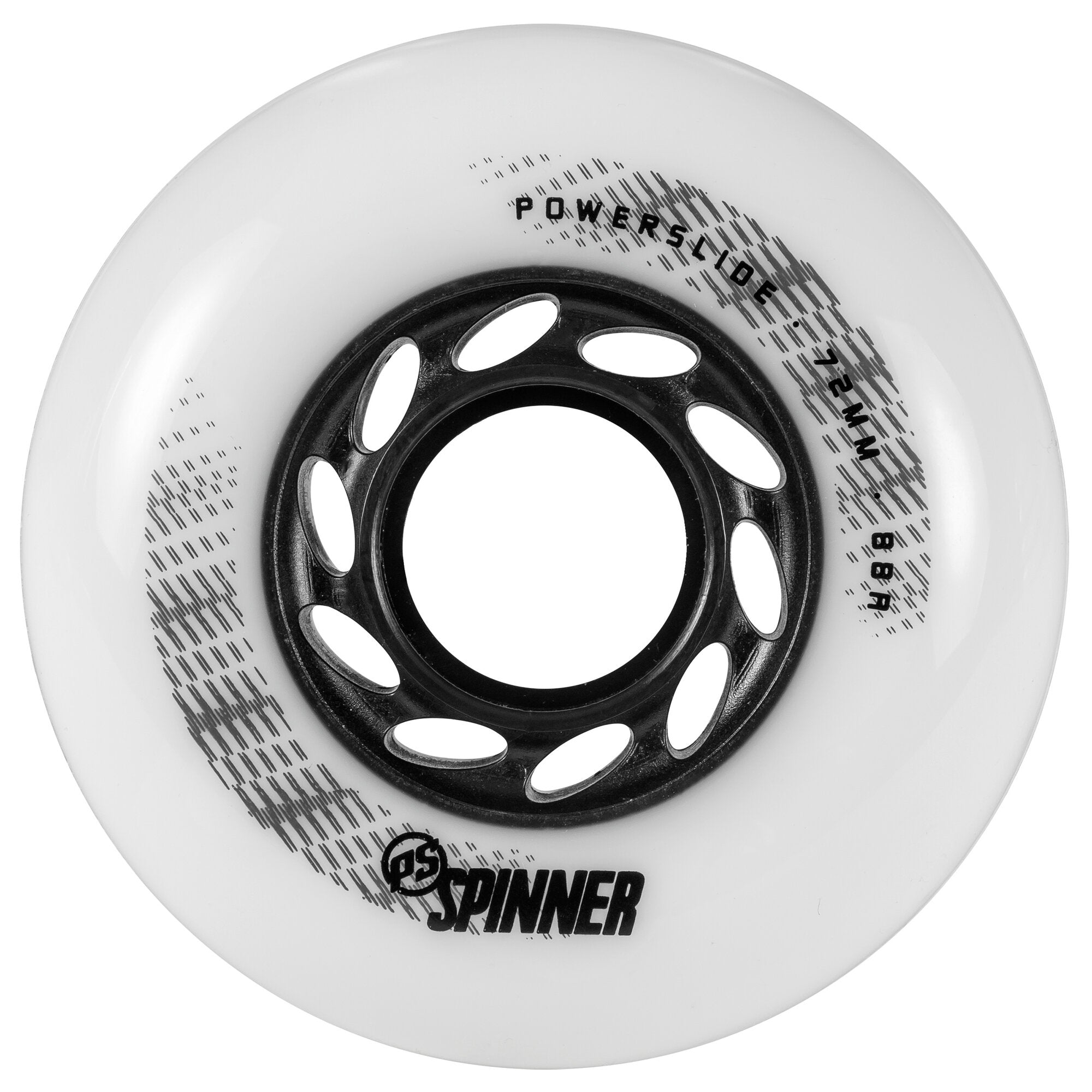 Spinner 72/88A White, 4-pack - Powerslide - Urban Inline Skate Wheels