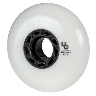 Team 80/86A White, 4-pack - Undercover - Urban Inline Skate Wheels - Product Image 3