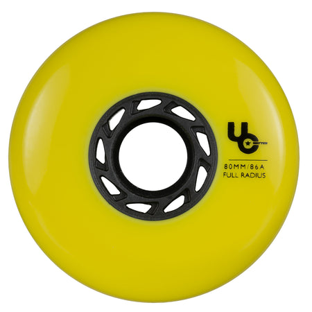 Team 80/86A Yellow, 4-pack - Undercover - Urban Inline Skate Wheels - Product Image 1