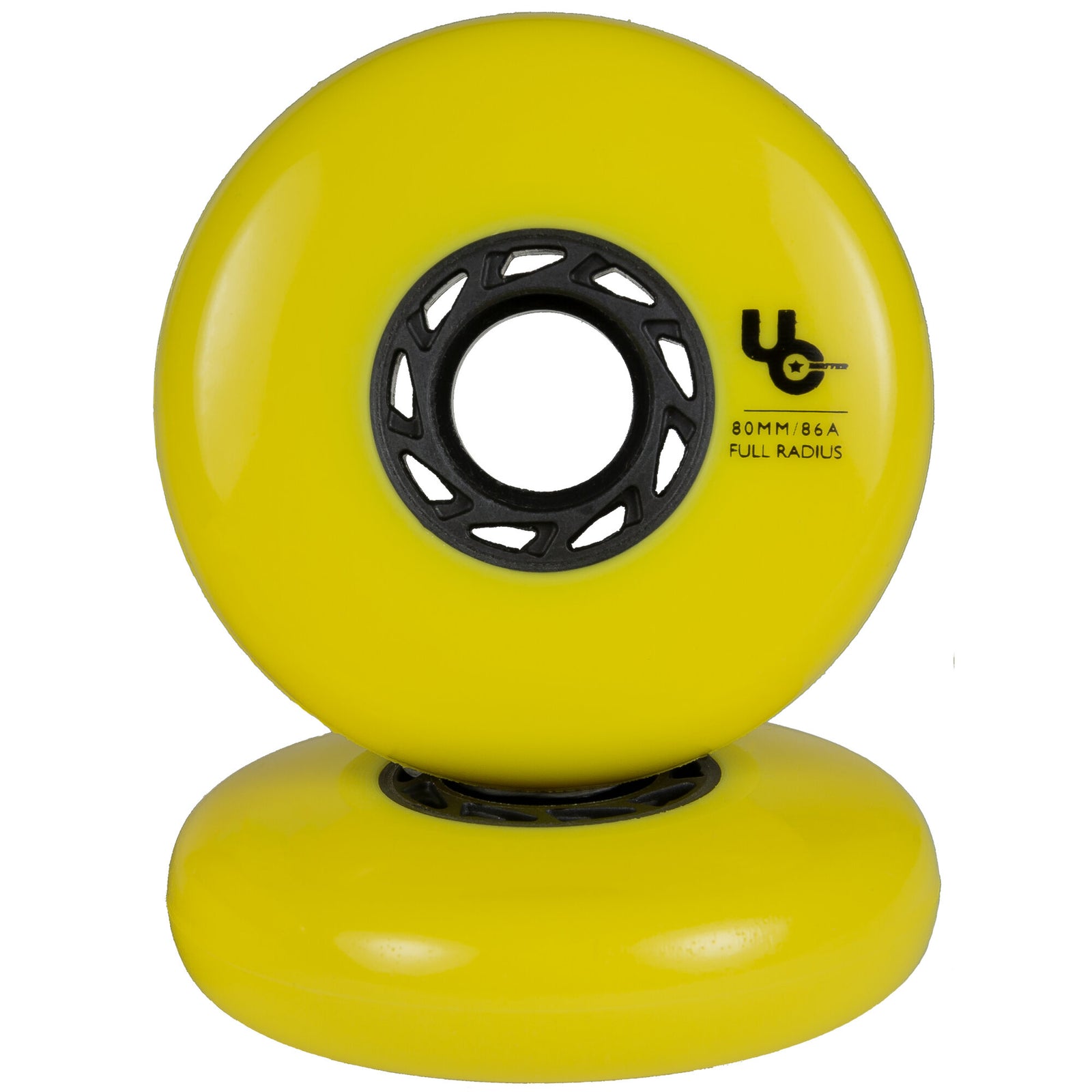 Team 80/86A Yellow, 4-pack - Undercover - Urban Inline Skate Wheels - Product Image 4