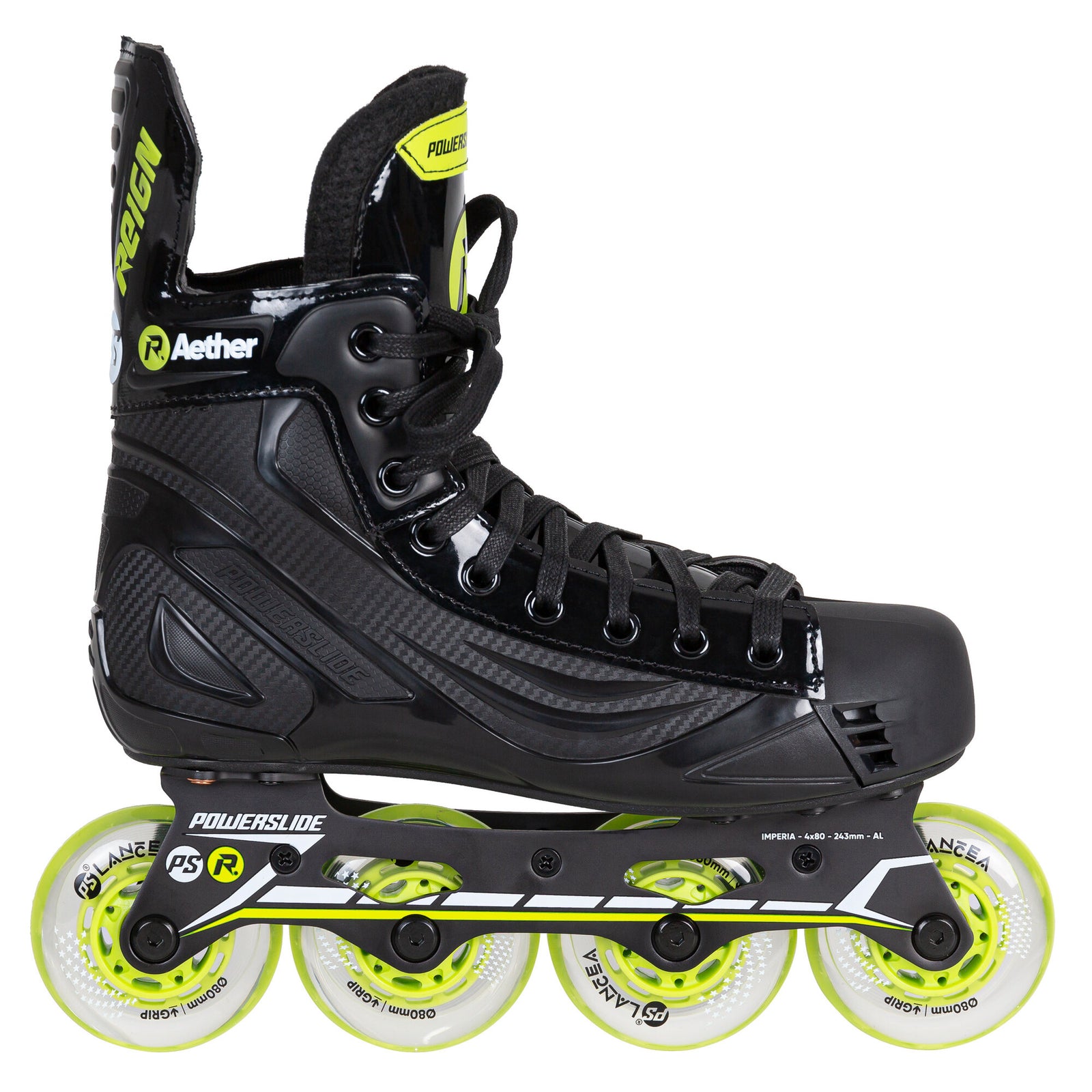Hyper Wheels Power Edge street Hockey inline skate wheels (76mm 80-A Hyper Wheels Power Edge street Hockey inline skate wheels (76mm 80-A