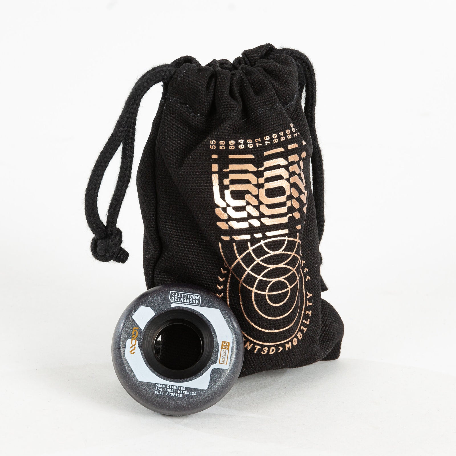 Access 55 Dark Grey 4-pack - IQON - Aggressive Inline Skate Wheels - Product Image 5