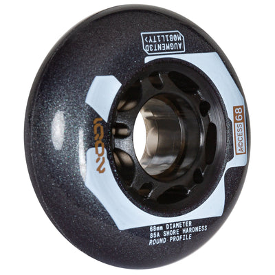 Access 68 Dark Grey 4-pack - IQON - Aggressive Inline Skate Wheels - Product Image 2