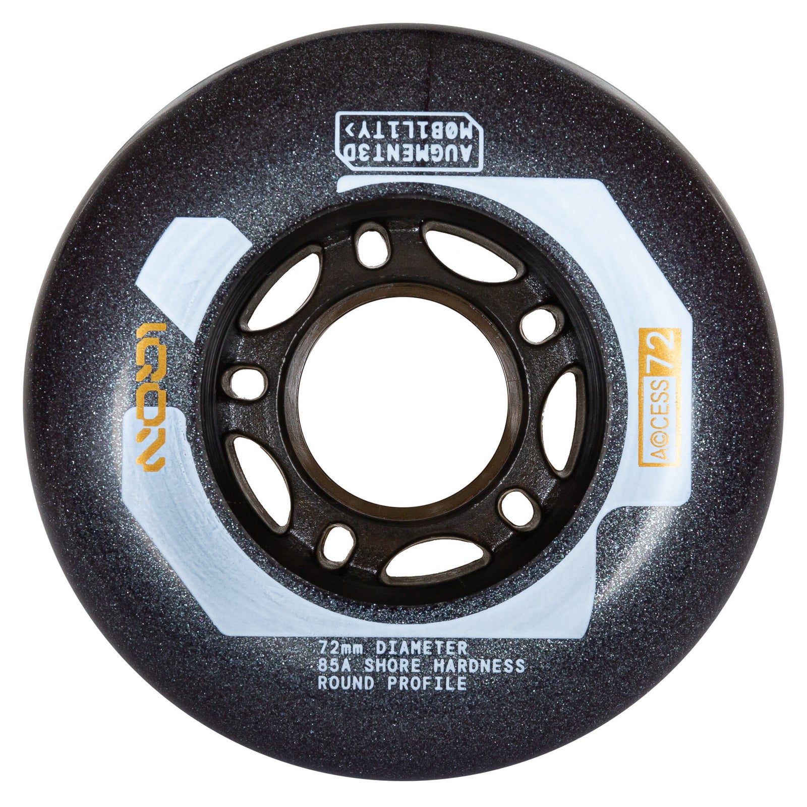 Access 72 Dark Grey 4-pack - IQON - Aggressive Inline Skate Wheels - Product Image 1