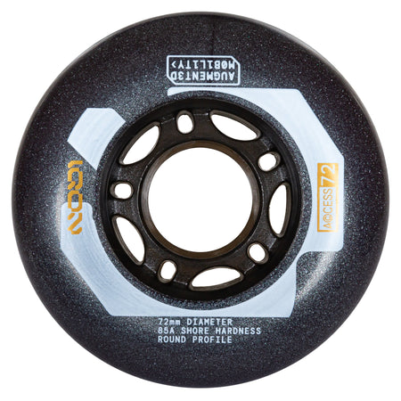 Access 72 Dark Grey 4-pack - IQON - Aggressive Inline Skate Wheels - Product Image 1