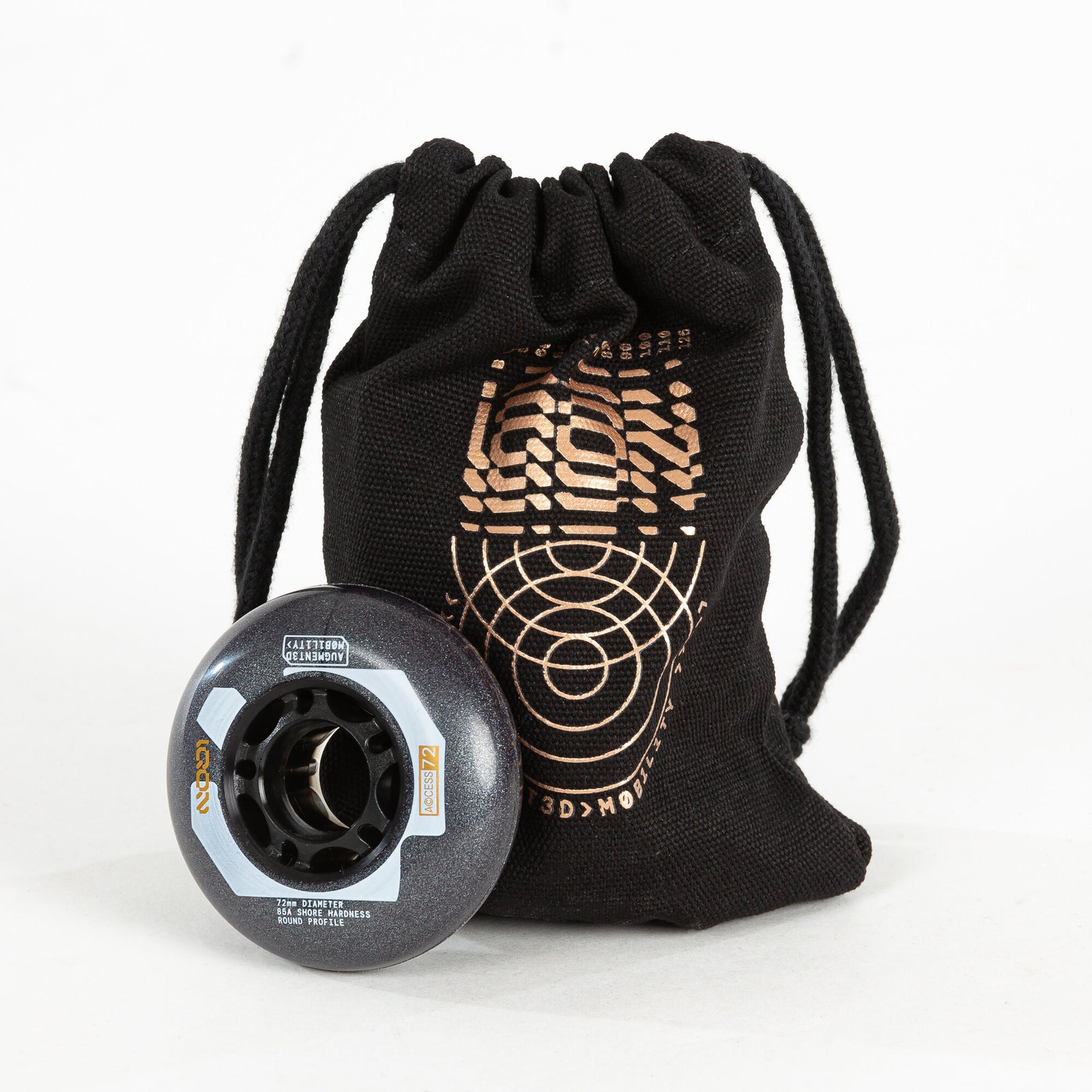 Access 72 Dark Grey 4-pack - IQON - Aggressive Inline Skate Wheels - Product Image 5