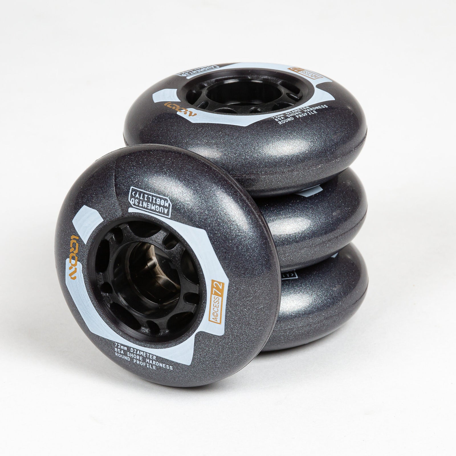 Access 72 Dark Grey 4-pack - IQON - Aggressive Inline Skate Wheels - Product Image 6