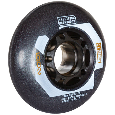 Access 72 Dark Grey 4-pack - IQON - Aggressive Inline Skate Wheels - Product Image 2