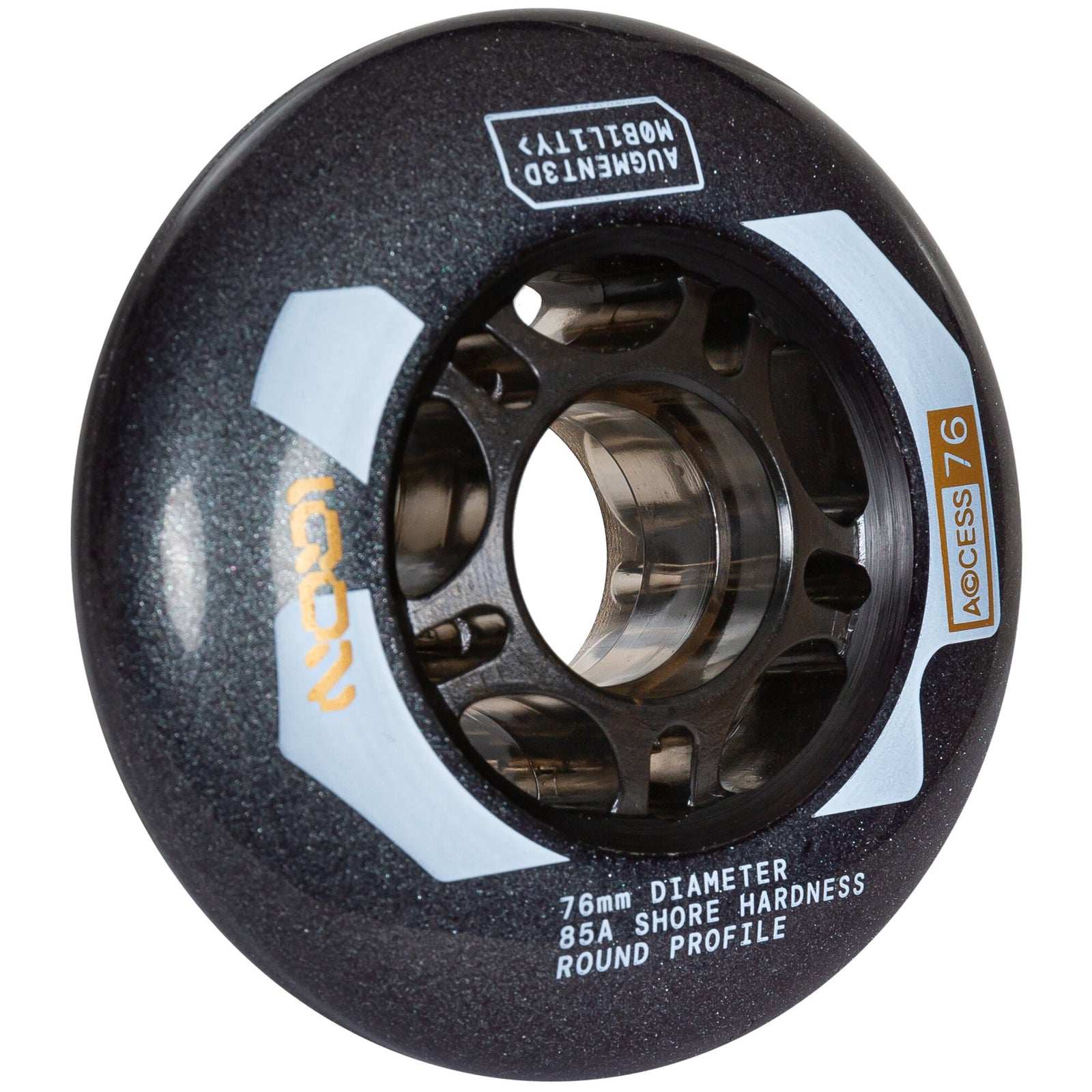 Access 76 Dark Grey 4-pack - IQON - Aggressive Inline Skate Wheels - Product Image 2