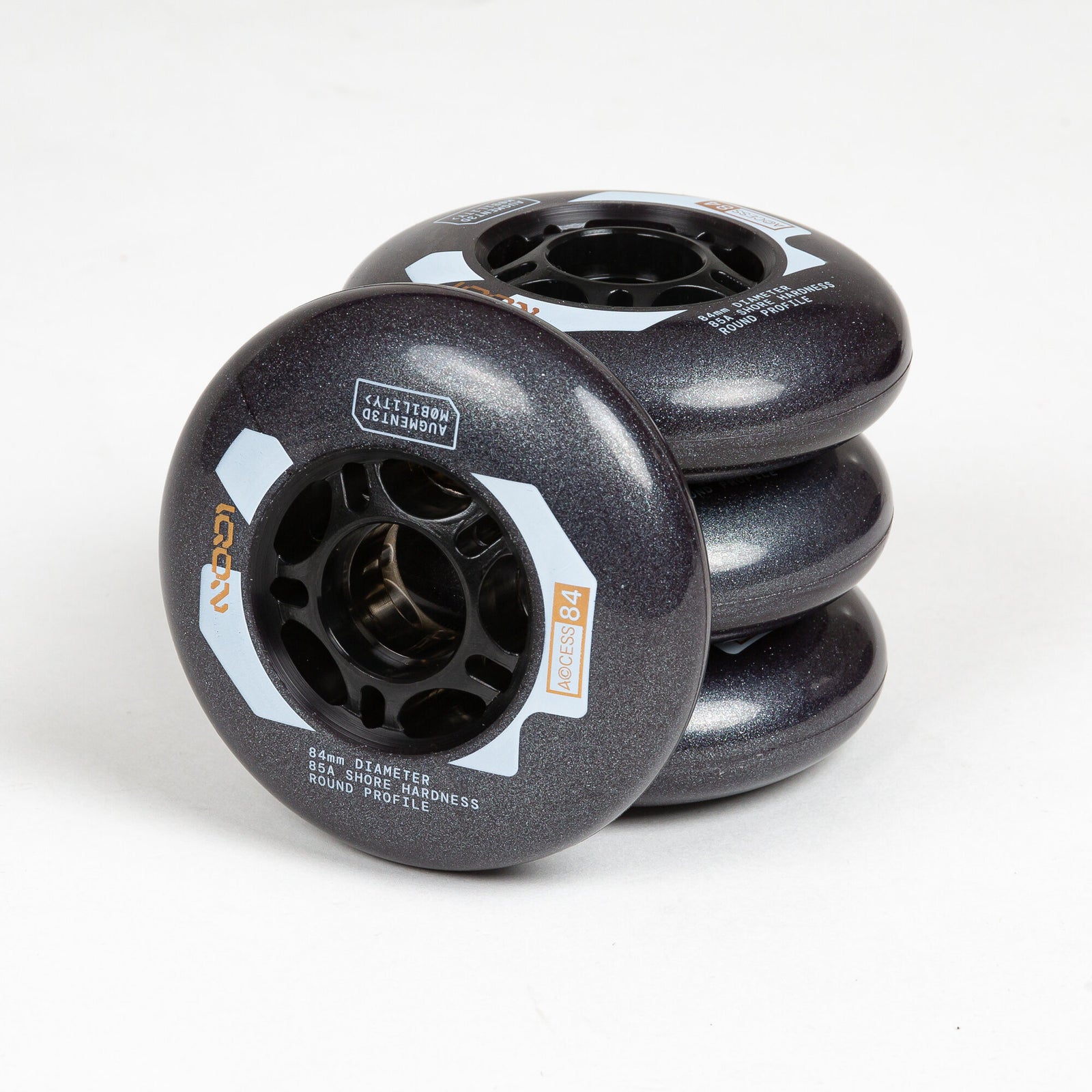 Access 84 Dark Grey 4-pack - IQON - Aggressive Inline Skate Wheels - Product Image 6