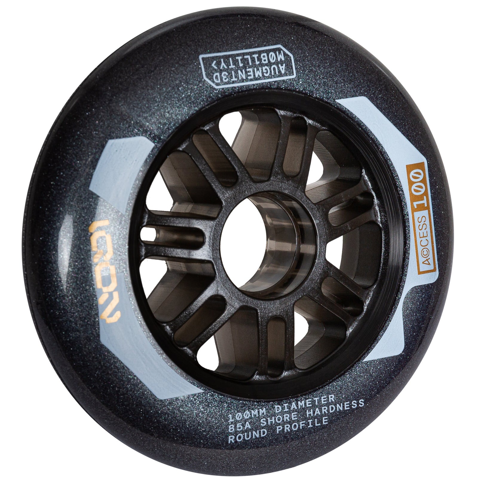 Access 100 Dark Grey 3-pack - IQON - Aggressive Inline Skate Wheels - Product Image 2