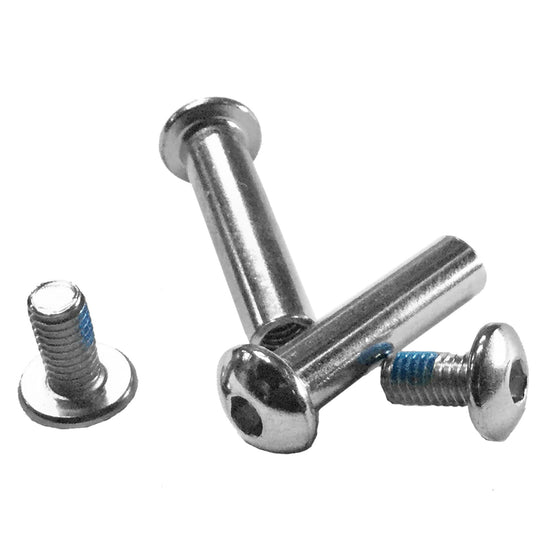 Steel Double Axle for brake Hex, 38mm/8mm - Powerslide - Inline Skating Replacements - Product Image 2