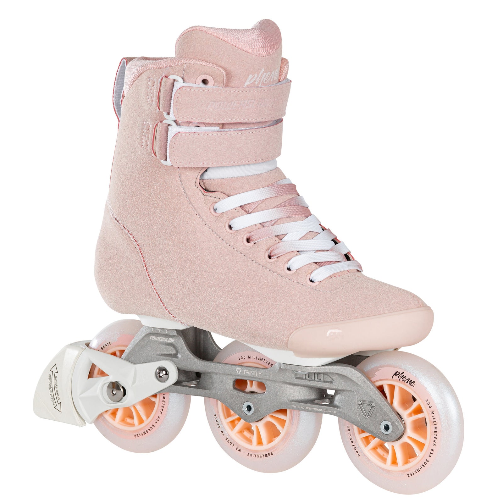 Pheme Pink 100 Powerslide Fitness Inline Skates - Main Image