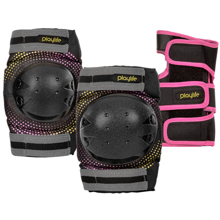 Joker Yellow Glow Kids Set - Playlife - Inline Skating Protection - Product Image 1