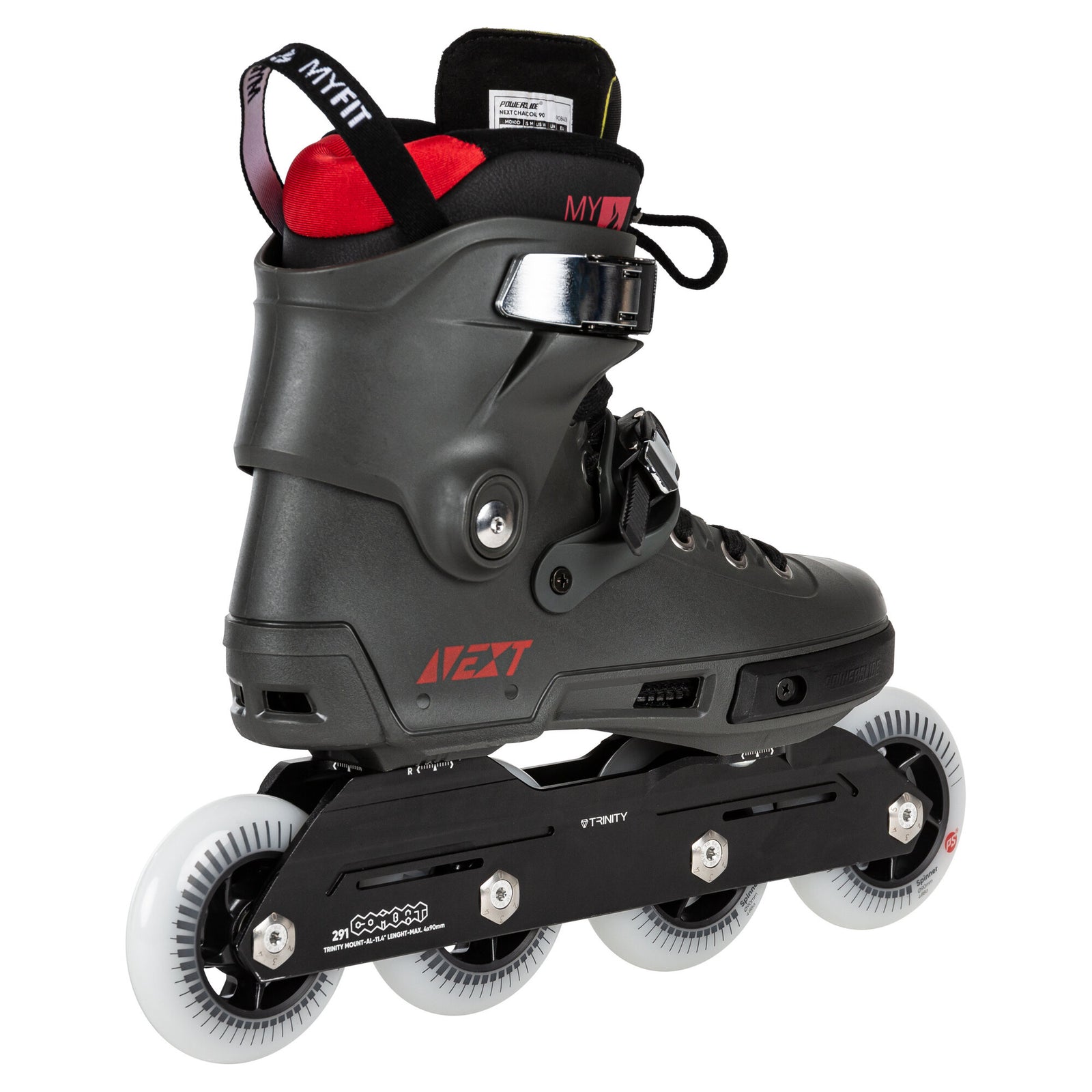 Next Charcoal 90 - Powerslide - Urban Inline Skates - Product Image 3