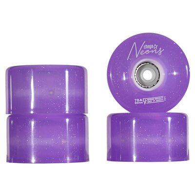 Neons LED Purple - Chaya - Nite Roller Skate Wheels - Product Image 3