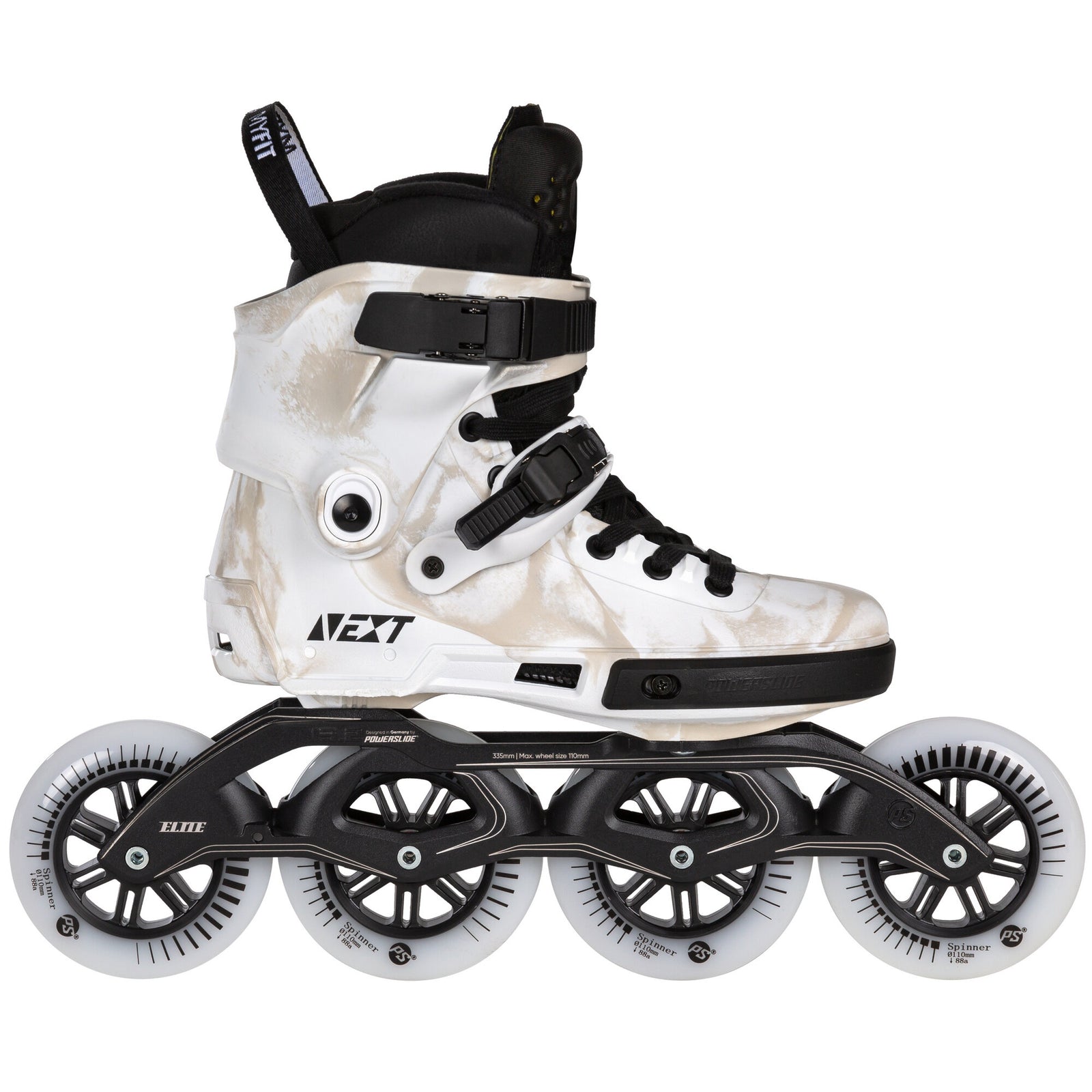 Next Marble White 110 - Powerslide - Urban Inline Skates - Product Image 1