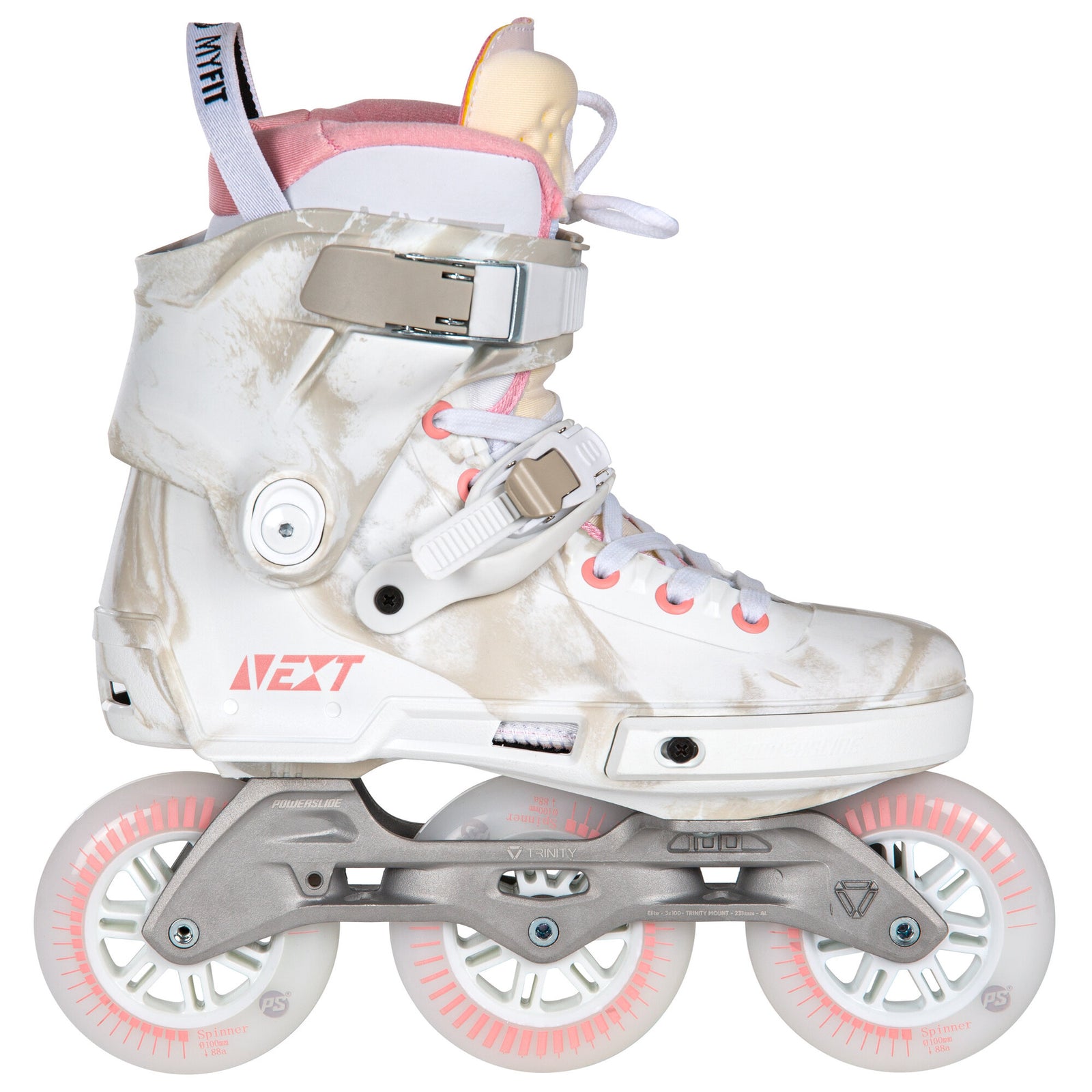 Next Marble Pink 100 - Powerslide - Urban Inline Skates - Product Image 1