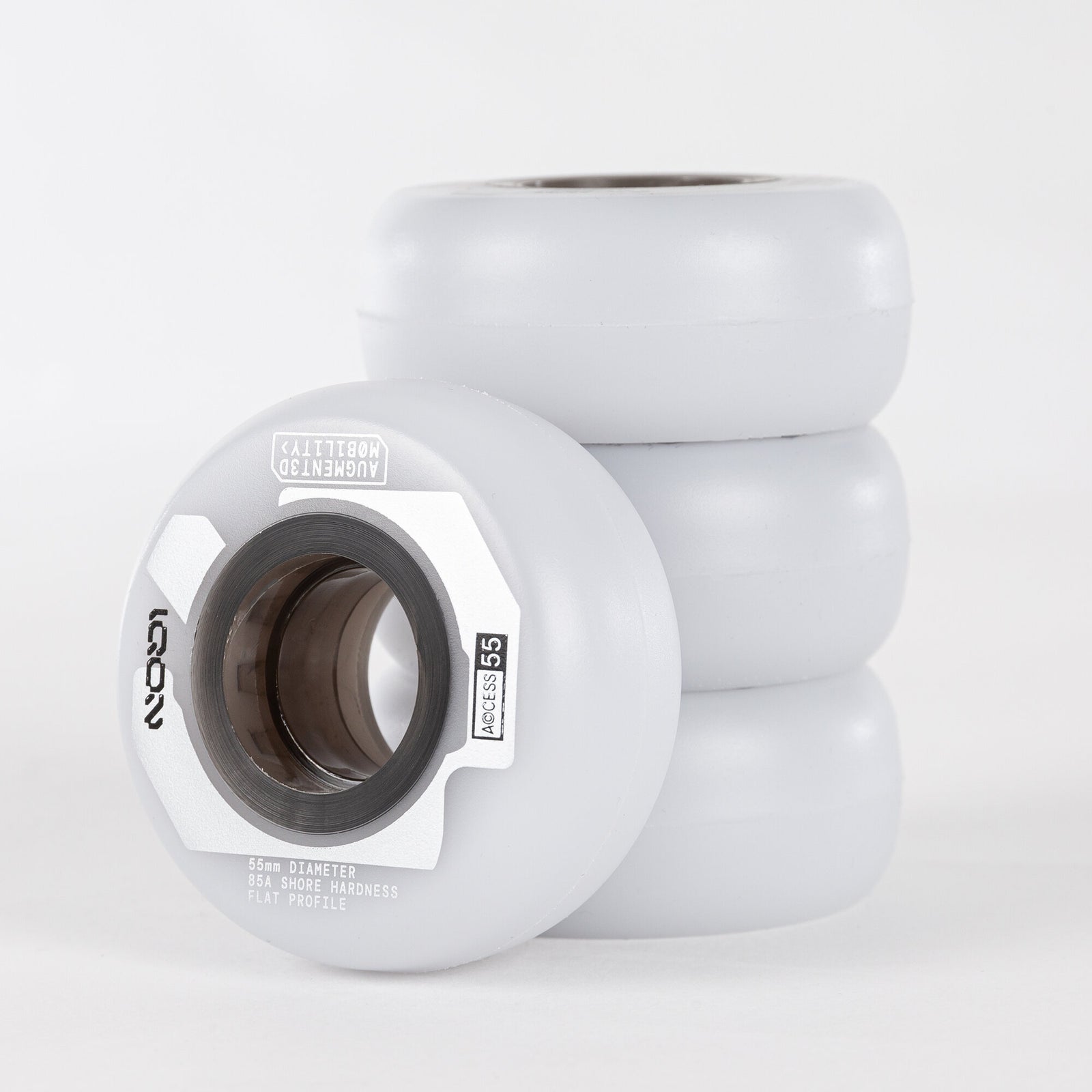 Access 55 Natural 4-pack - IQON - Aggressive Inline Skate Wheels - Product Image 5