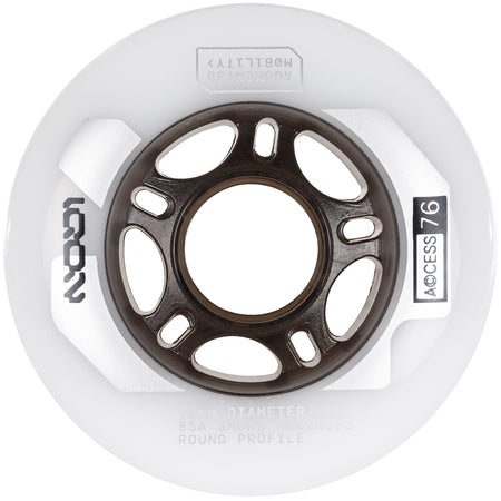 Access 76 Natural 4-pack - IQON - Urban Inline Skate Wheels - Product Image 1