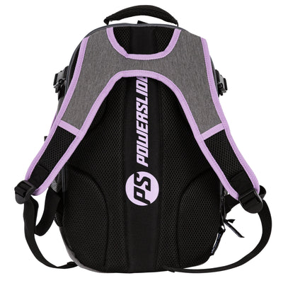 Fitness Backpack Dark Grey/Purple - Powerslide - Inline Skating Bags - Product Image 3