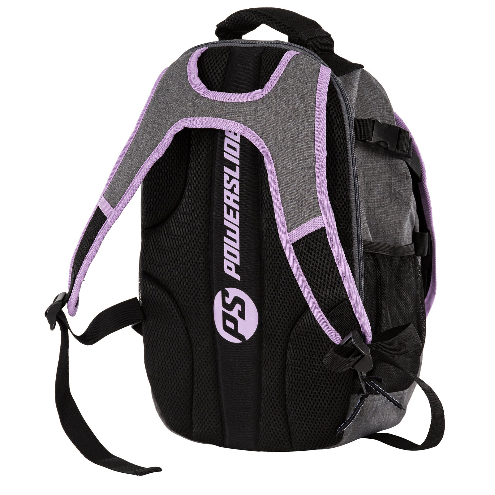 Fitness Backpack Dark Grey/Purple - Powerslide - Inline Skating Bags - Product Image 6