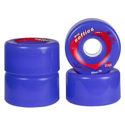 Big Softie`s Clear Purple - Chaya - Outdoor Roller Skate Wheels - Product Image 3