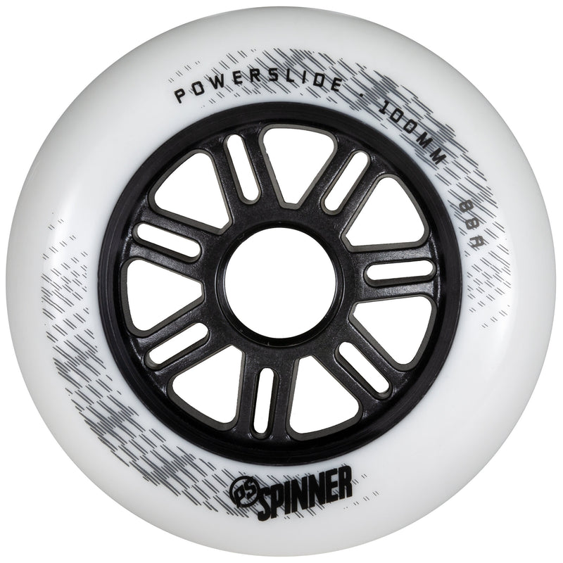 Powerslide Spinner 100/88A White, 3-pack