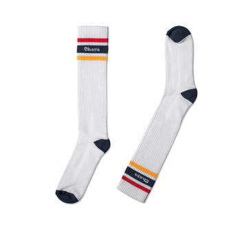 Chaya Skate Socks White (2)