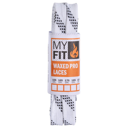 MYFIT Waxed Laces Pro White