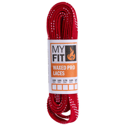 MYFIT Waxed Laces Pro Red
