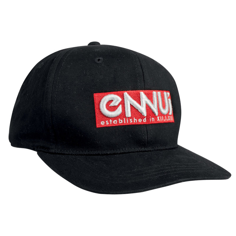Ennui Logo Cap Black